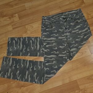 Girls Sz 12R Arizona Jean Co Stretch Camo Jeans